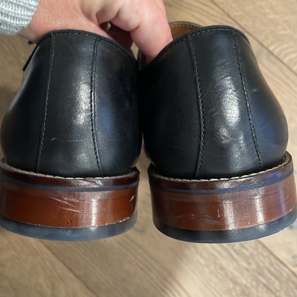 Johnston Murphy Conrad Leather Plain Toe Oxford Dress Shoe Size 13 Black - Picture 3 of 10